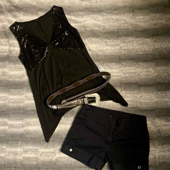 Black sequin summer tank top 🖤🖤 - Picture 8 of 8